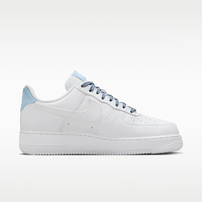 (Women) Nike Air Force 1 '07 White/Light Armory Blue/White/White IB7167-101 Lookbook (Women) Nike Air Force 1 '07 White/Light Armory Blue/White/White IB7167-101