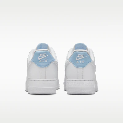 (Women) Nike Air Force 1 '07 White/Light Armory Blue/White/White IB7167-101 Details for (Women) Nike Air Force 1 '07 White/Light Armory Blue/White/White IB7167-101
