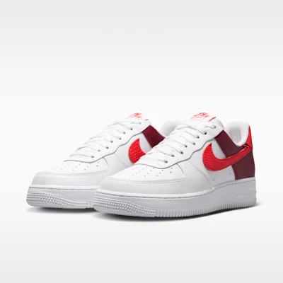 (W) Nike Air Force 1 ''07 白色/淺紅/金色/酒紅 IR0872-101 Details for (W) Nike Air Force 1 ''07 白色/淺紅/金色/酒紅 IR0872-101