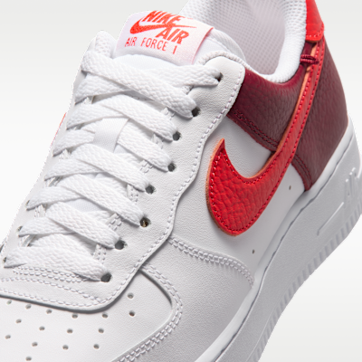 Cheap (W) Nike Air Force 1 ''07 白色/淺紅/金色/酒紅 IR0872-101