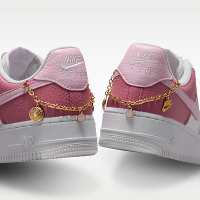 (W) Nike Air Force 1 ''07 Putih/Peony/Buih Merah Jambu IR0872-100 1