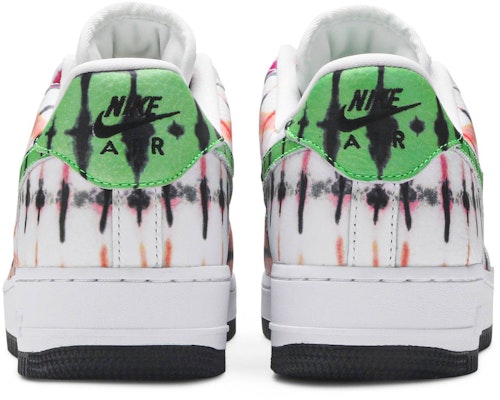 (W) Nike Air Force 1 'Hitam Ikat Celup' CW1267-101 Details for (W) Nike Air Force 1 'Hitam Ikat Celup' CW1267-101