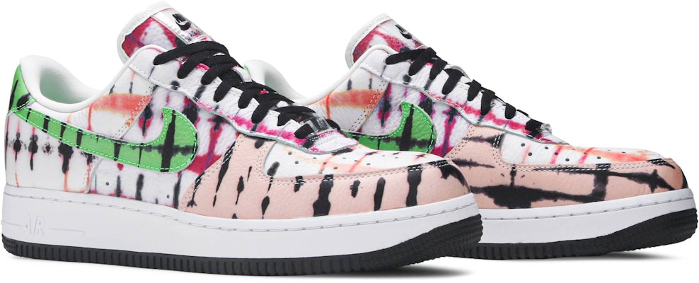 (女性) Nike Air Force 1 '黑色紮染' CW1267-101 Cheap (女性) Nike Air Force 1 '黑色紮染' CW1267-101