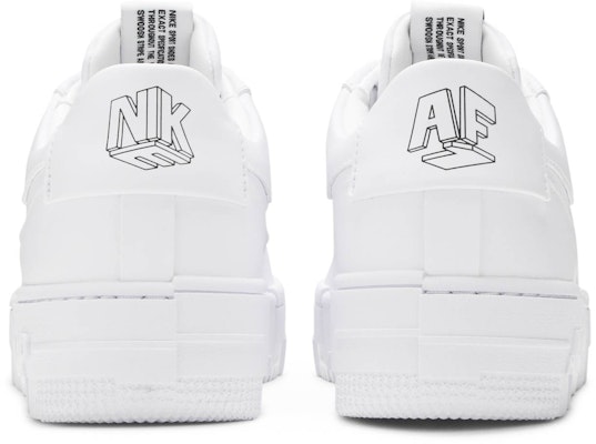(W) Nike Air Force 1 'Pixel Putih' CK6649-100 Details for (W) Nike Air Force 1 'Pixel Putih' CK6649-100