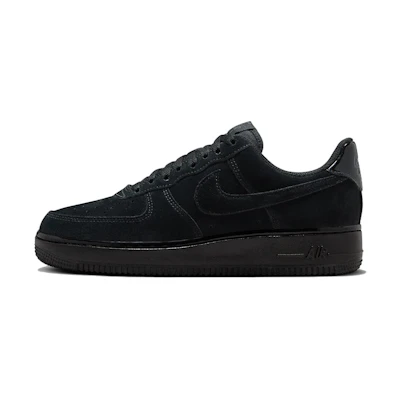(W) Nike Air Force 1 'Triple Black Suede'