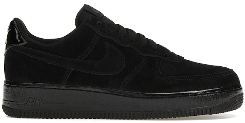 Buy Women Nike Air Force 1 Triple Black Suede HM9659 001 Novelship