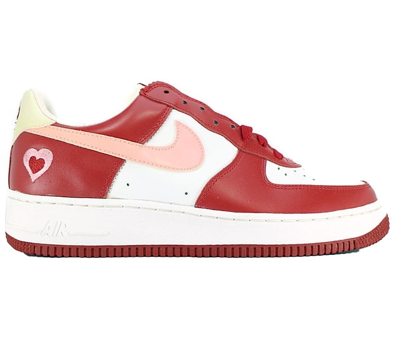 Buy 耐吉 Air Force 1 Low 舒適簡約 防滑減震耐磨 低筒 休閒鞋 男女同款 紅白色