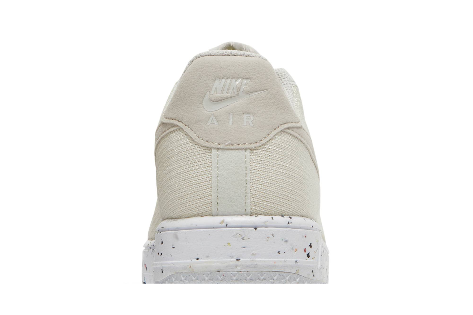 Sizing (W) Nike Air Force 1 Crater Flyknit 'Light Cream' Crema Claro DC7273-200