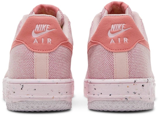 (W) Nike Air Force 1 Crater Flyknit 'Pink Glaze' - Kasut Wanita Stail Sporty Merah Jambu DC7273-600 Details for (W) Nike Air Force 1 Crater Flyknit 'Pink Glaze' - Kasut Wanita Stail Sporty Merah Jambu DC7273-600