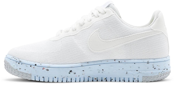 (W) Nike Air Force 1 Crater Flyknit 'Platinum Murni' DC7273-100 Lookbook (W) Nike Air Force 1 Crater Flyknit 'Platinum Murni' DC7273-100