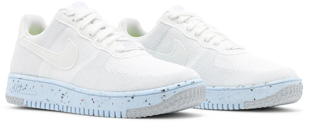 (W) Nike Air Force 1 Crater Flyknit 'Platinum Murni' DC7273-100 1