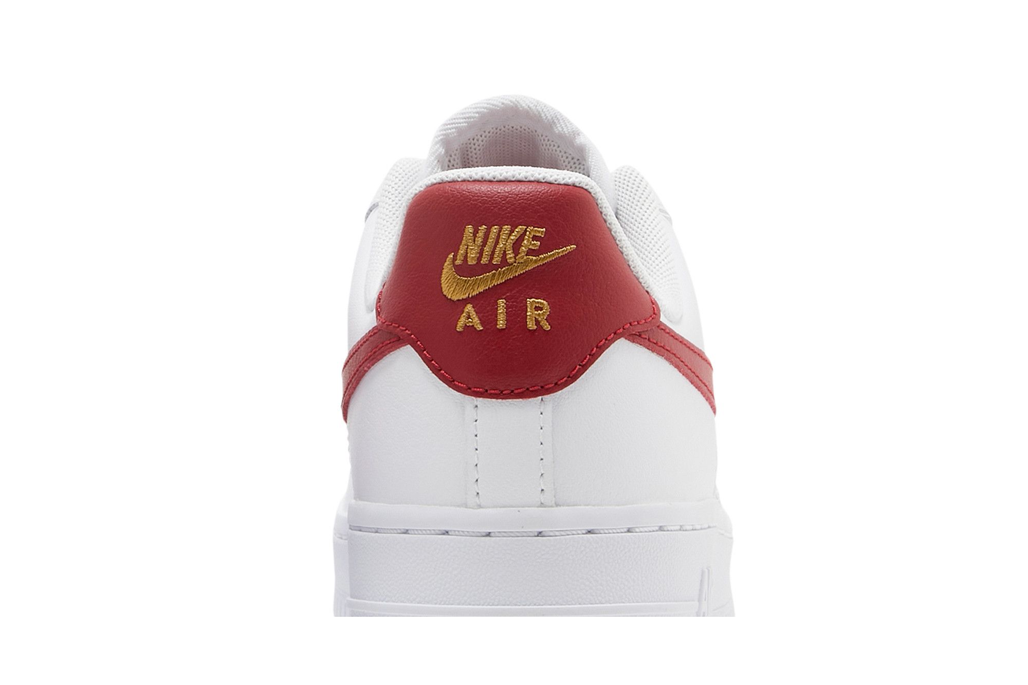 Cheap (W) Nike Air Force 1 Essential Rendah 'Putih Merah Gym' CZ0270-104