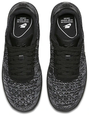 Nike Air Force 1 低筒編織板鞋女款黑 Lookbook Nike Air Force 1 低筒編織板鞋女款黑