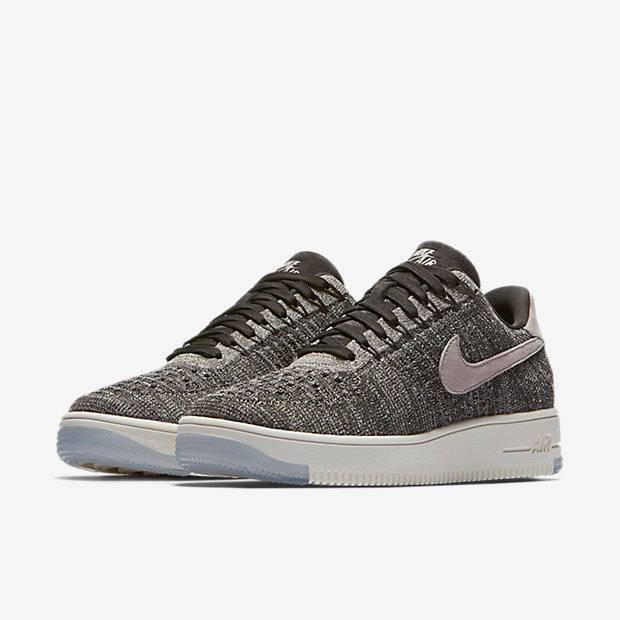 (W) Nike Air Force Flyknit Low 'Abu-abu' 820256-008