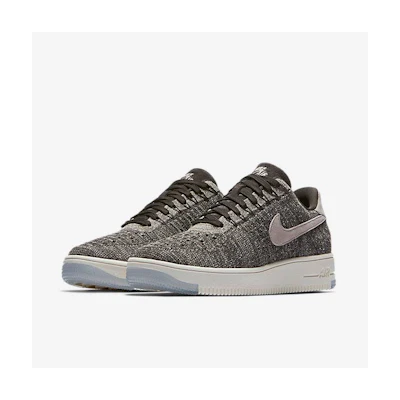 (W) Nike Air Force 1 Flyknit Low 'Grey'