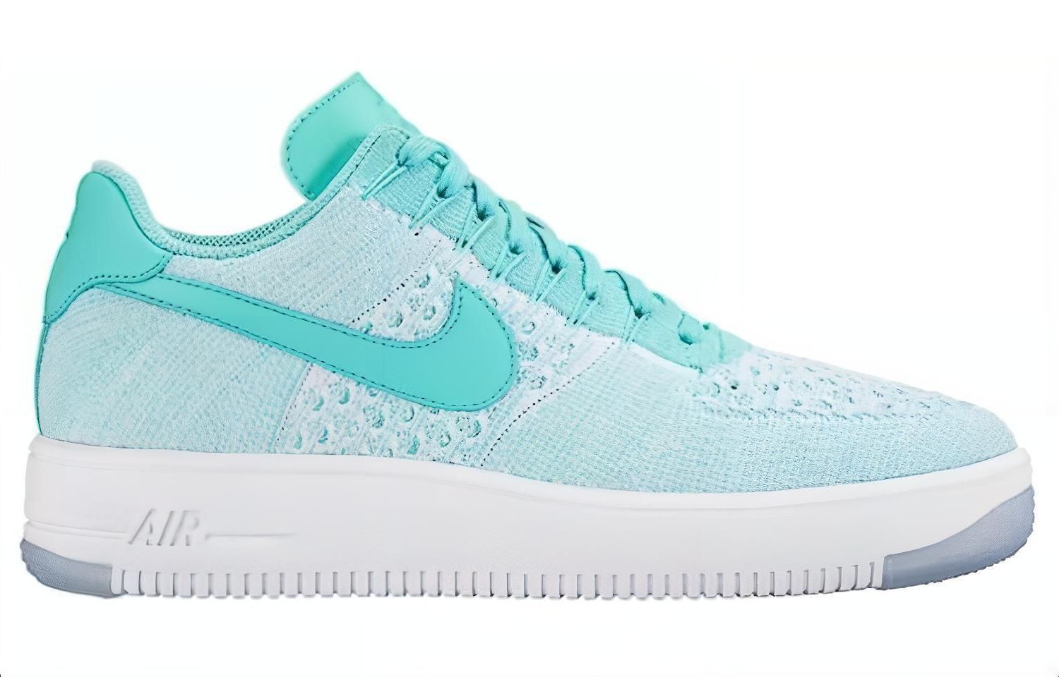 Order (W) Nike Air Force 1 Flyknit Low ''Hyper Turquoise'' Heren/Dames Sneaker 820256-300