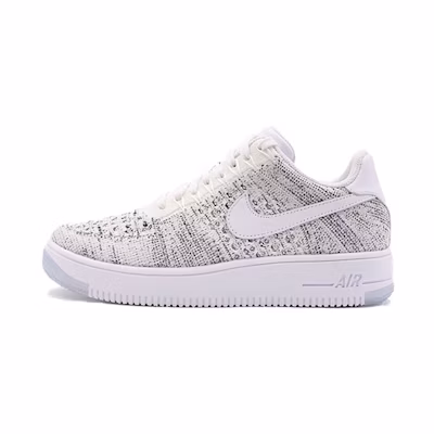 (W) Nike Air Force 1 Flyknit Low 'White'