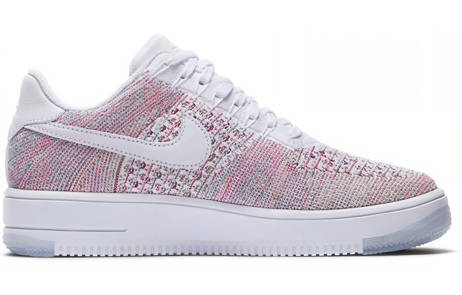 Order Nike Air Force 1 Flyknit Low 防滑耐磨 低幫 板鞋 女款 白粉