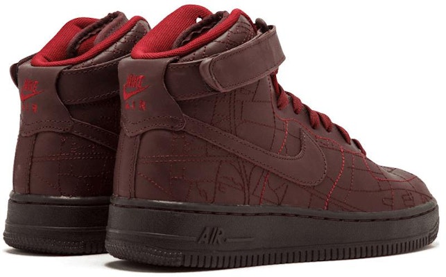 耐吉 Air Force 1 High 城市系列 上海 高幫 運動鞋 GS 深棕色 Lookbook 耐吉 Air Force 1 High 城市系列 上海 高幫 運動鞋 GS 深棕色