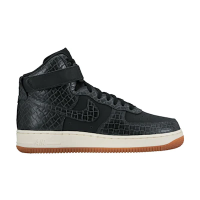 (W) Nike Air Force 1 Hi PRM 'Croc Black Gum'