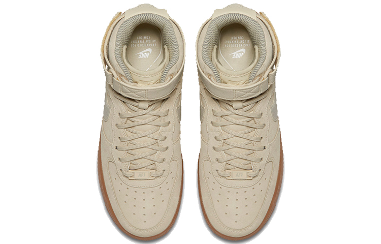 Shop (W) Nike Air Force 1 Hi SE 'Muslin' Wanita Pria Sneakers 860544-100