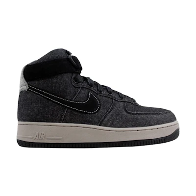 (W) Nike Air Force 1 Hi SE Denim Black/Dark Grey ‘Cobblestone