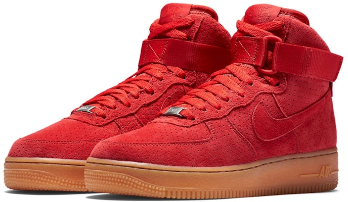 (Women) Nike Air Force 1 Hi Suede 'University Red' 749266-601 Order (Women) Nike Air Force 1 Hi Suede 'University Red' 749266-601