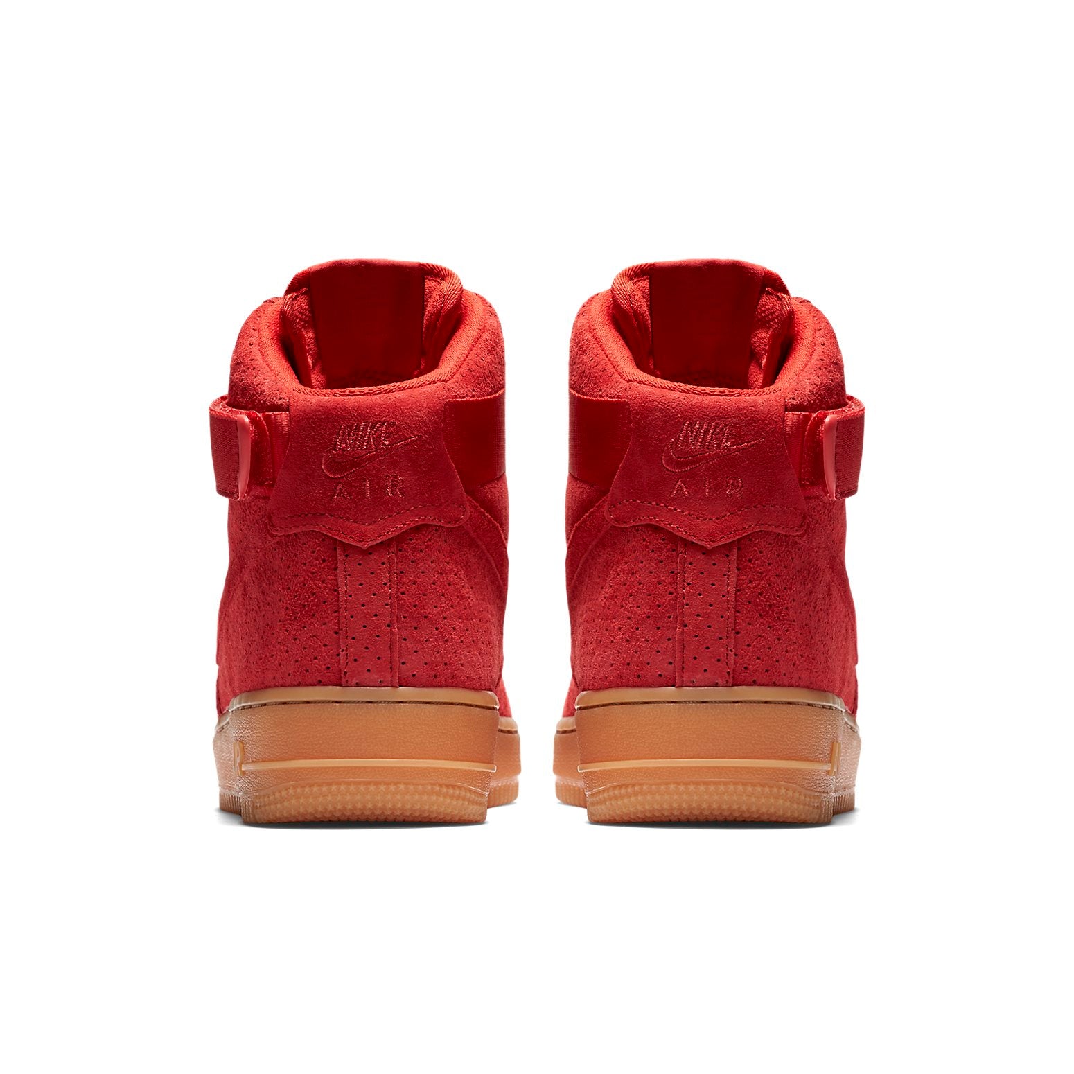 Lookbook (W) 나이키 에어포스 1 하이 스웨이드 '유니버시티 레드' 749266-601