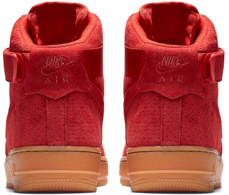 (Women) Nike Air Force 1 Hi Suede 'University Red' 749266-601 Lookbook (Women) Nike Air Force 1 Hi Suede 'University Red' 749266-601
