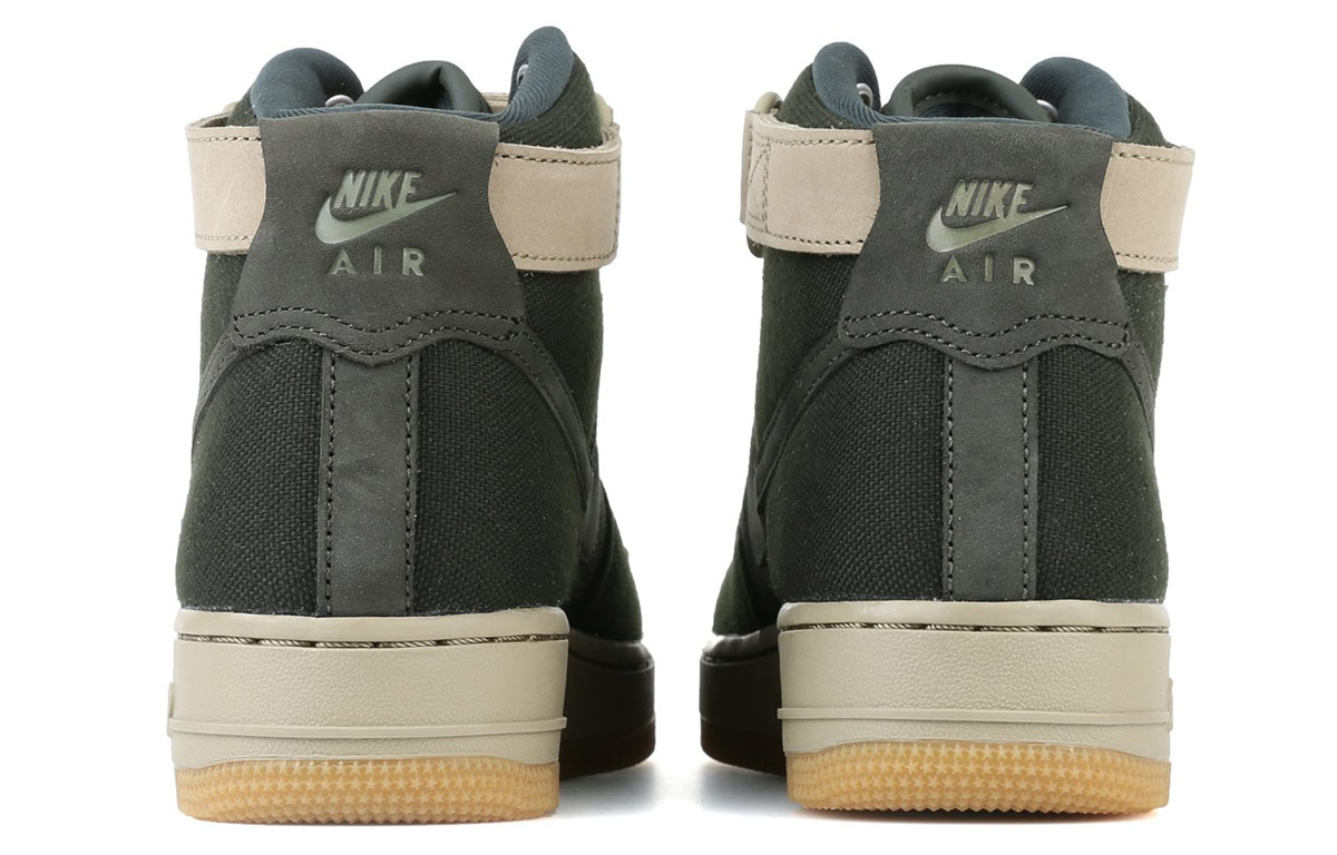 Shop (W) Nike Air Force 1 Hi Utility Khaki/Khaki ‘Light Bone’ Pria Sneaker AJ2775-200