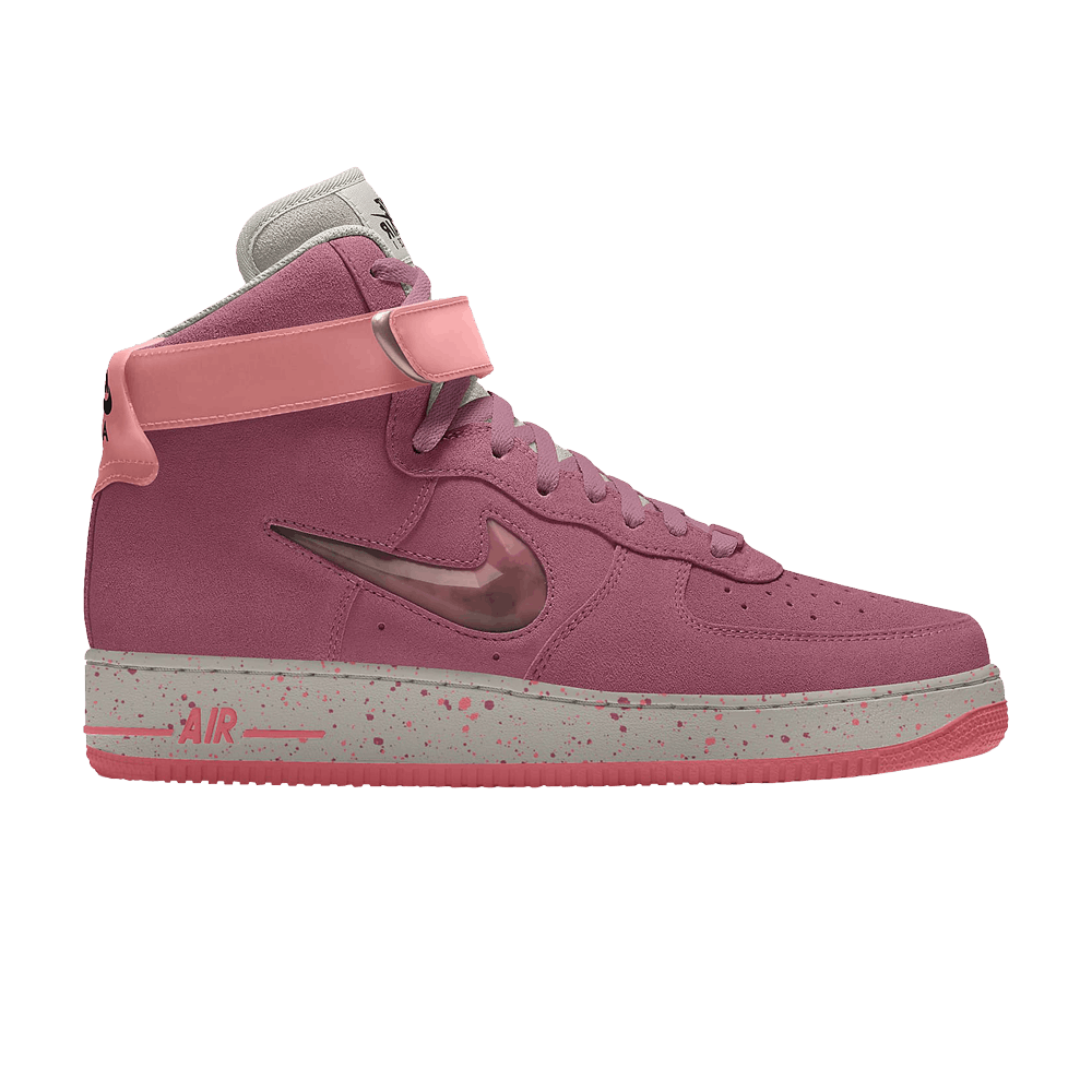nike air force 1 high pink suede