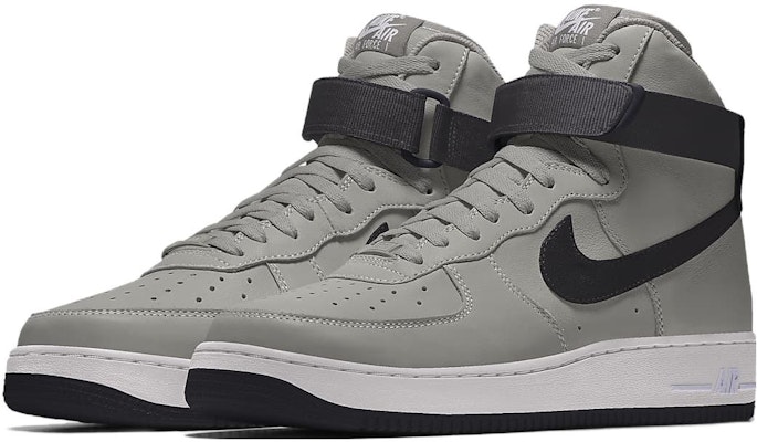 耐吉 Air Force 1 高筒 休閒舒適 防滑耐磨 女款 灰色 板鞋 Lookbook 耐吉 Air Force 1 高筒 休閒舒適 防滑耐磨 女款 灰色 板鞋