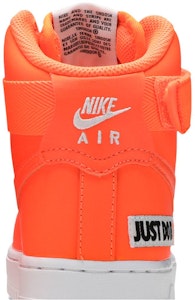 Nike Air Force 1 高筒豪華真皮休閒鞋 女款 橙色 Sizing Nike Air Force 1 高筒豪華真皮休閒鞋 女款 橙色