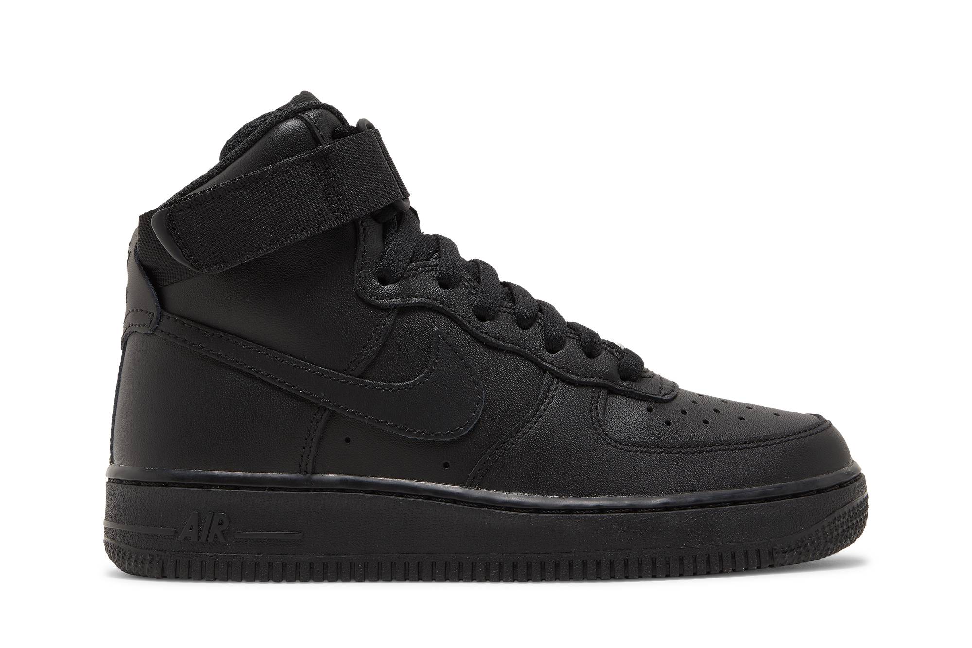 Buy (W) 耐克 空军一号 高帮 '全黑' DD9624-001