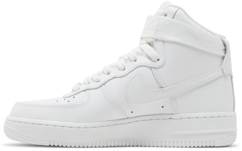 (W) Nike Air Force 1 Tinggi 'Triple White' DD9624-100 Lookbook (W) Nike Air Force 1 Tinggi 'Triple White' DD9624-100