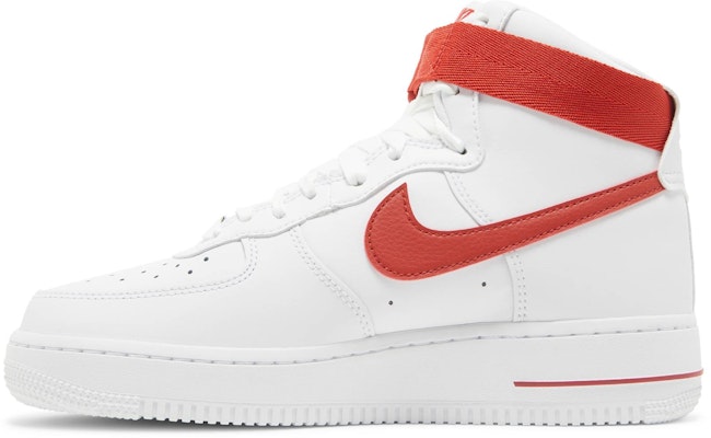 Women Nike Air Force 1 High White Cinnabar DD9624 102 DD9624