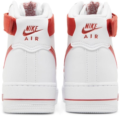 (W) Nike Air Force 1 High 'Putih Cinnabar' DD9624-102 Details for (W) Nike Air Force 1 High 'Putih Cinnabar' DD9624-102