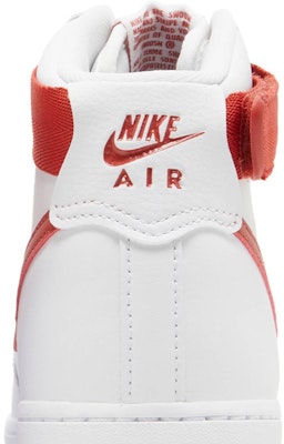 (W) Nike Air Force 1 High 'Putih Cinnabar' DD9624-102 Sizing (W) Nike Air Force 1 High 'Putih Cinnabar' DD9624-102