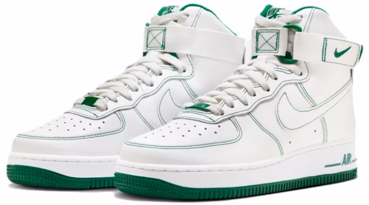 (W) Nike Air Force 1 High 'Putih Hijau' DV1138-101 Lookbook (W) Nike Air Force 1 High 'Putih Hijau' DV1138-101
