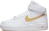 Buy (W) Nike Air Force 1 High 'Blanco Oro Metálico' DD9624-103