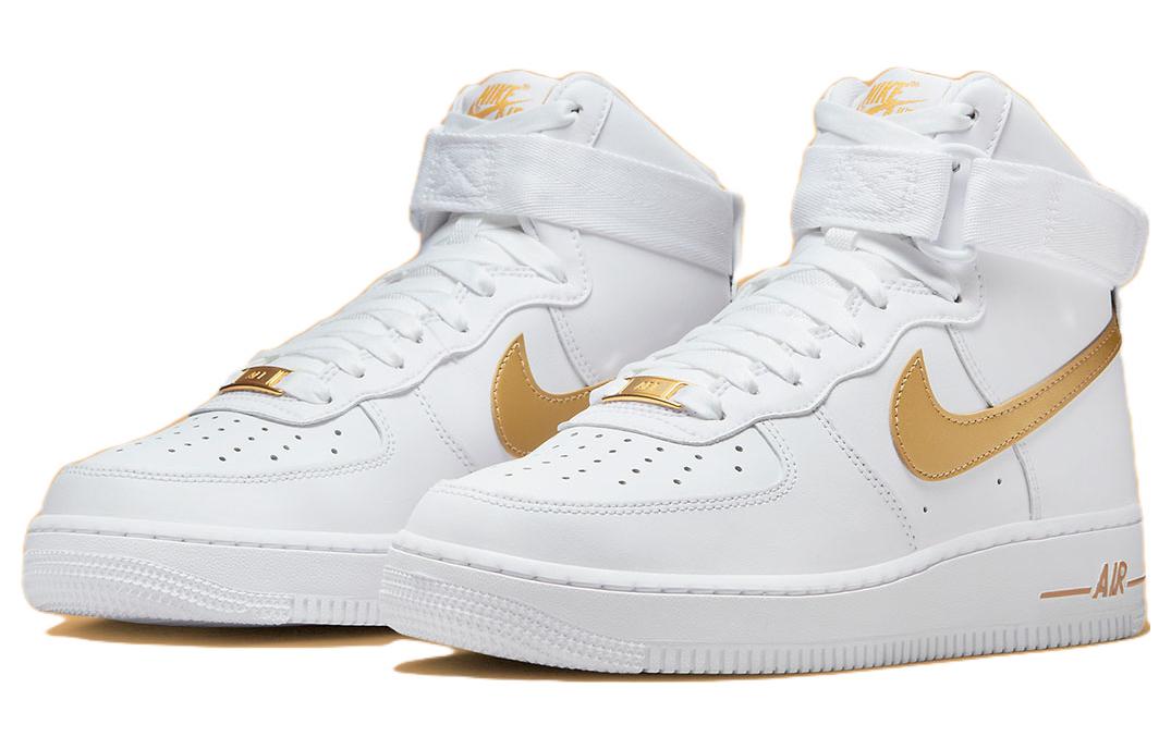 Lookbook (W) Nike Air Force 1 High 'Blanco Oro Metálico' DD9624-103