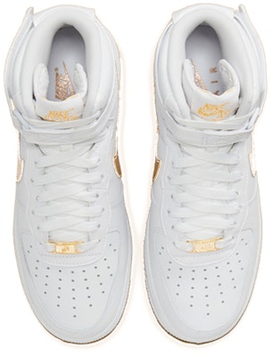 (W) Nike Air Force 1 High 'Blanco Oro Metálico' DD9624-103 Shop (W) Nike Air Force 1 High 'Blanco Oro Metálico' DD9624-103