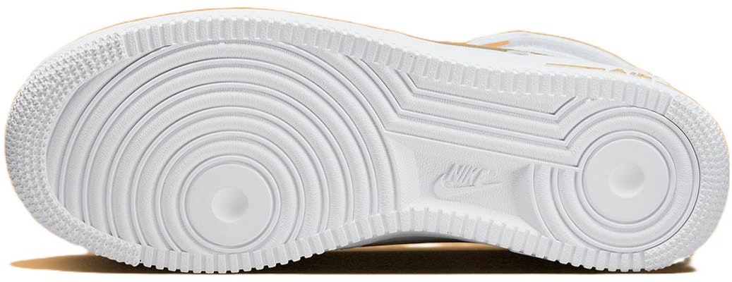 (W) Nike Air Force 1 High 'Blanco Oro Metálico' DD9624-103 Details for (W) Nike Air Force 1 High 'Blanco Oro Metálico' DD9624-103