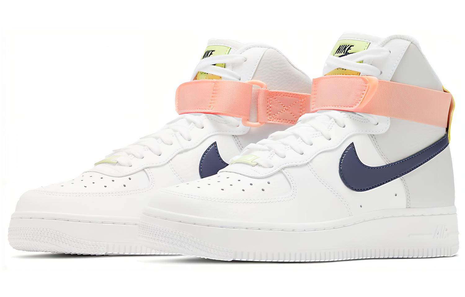 Lookbook (W) 나이키 에어 포스 1 하이 '화이트 미드나잇 네이비' 334031-117