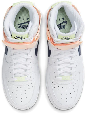 (Women) Nike Air Force 1 High 'White Midnight Navy' 334031-117 Shop (Women) Nike Air Force 1 High 'White Midnight Navy' 334031-117