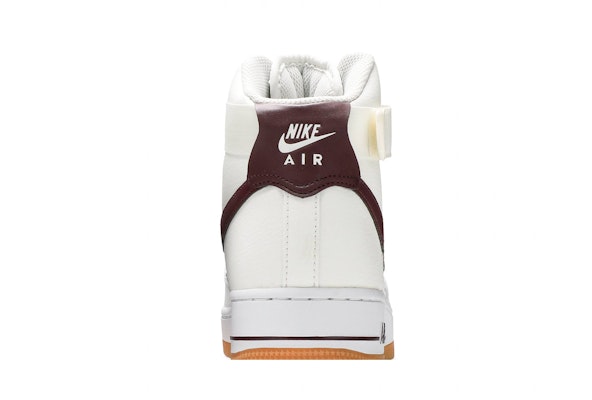 (W) Nike Air Force 1 Tinggi 'Putih Malam Merah Maroon' 334031-113 Sizing (W) Nike Air Force 1 Tinggi 'Putih Malam Merah Maroon' 334031-113