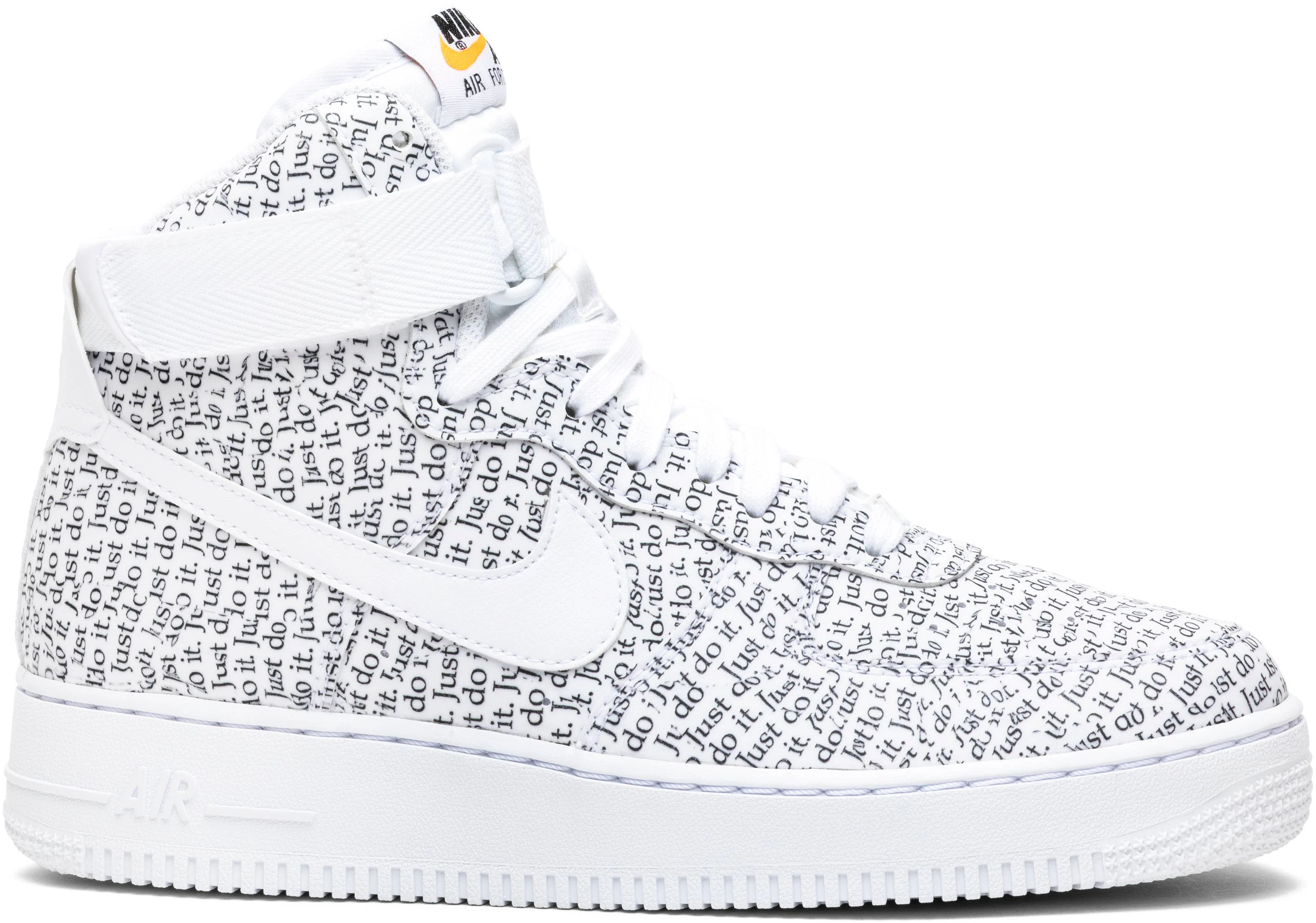 Nike air force 1 2025 high just do it pack
