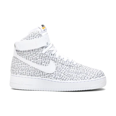 (W) Nike Air Force 1 High Just Do It Pack White