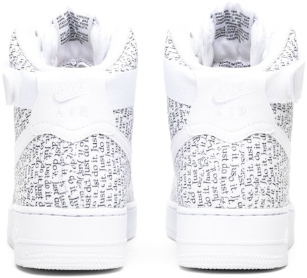 Nike air force 1 top hi lx just do it