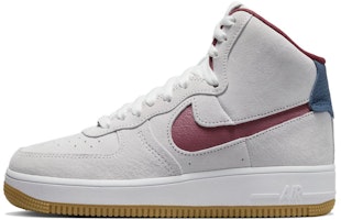 (Women) Nike Air Force 1 High Sculpt 'Grey Suede' DC3590-104 (Women) Nike Air Force 1 High Sculpt 'Grey Suede' DC3590-104